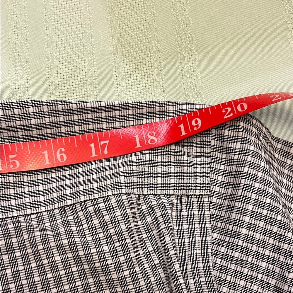 Nordstrom Men's Gray Checkered Button Down Shirt size XL - Picture 7 of 7